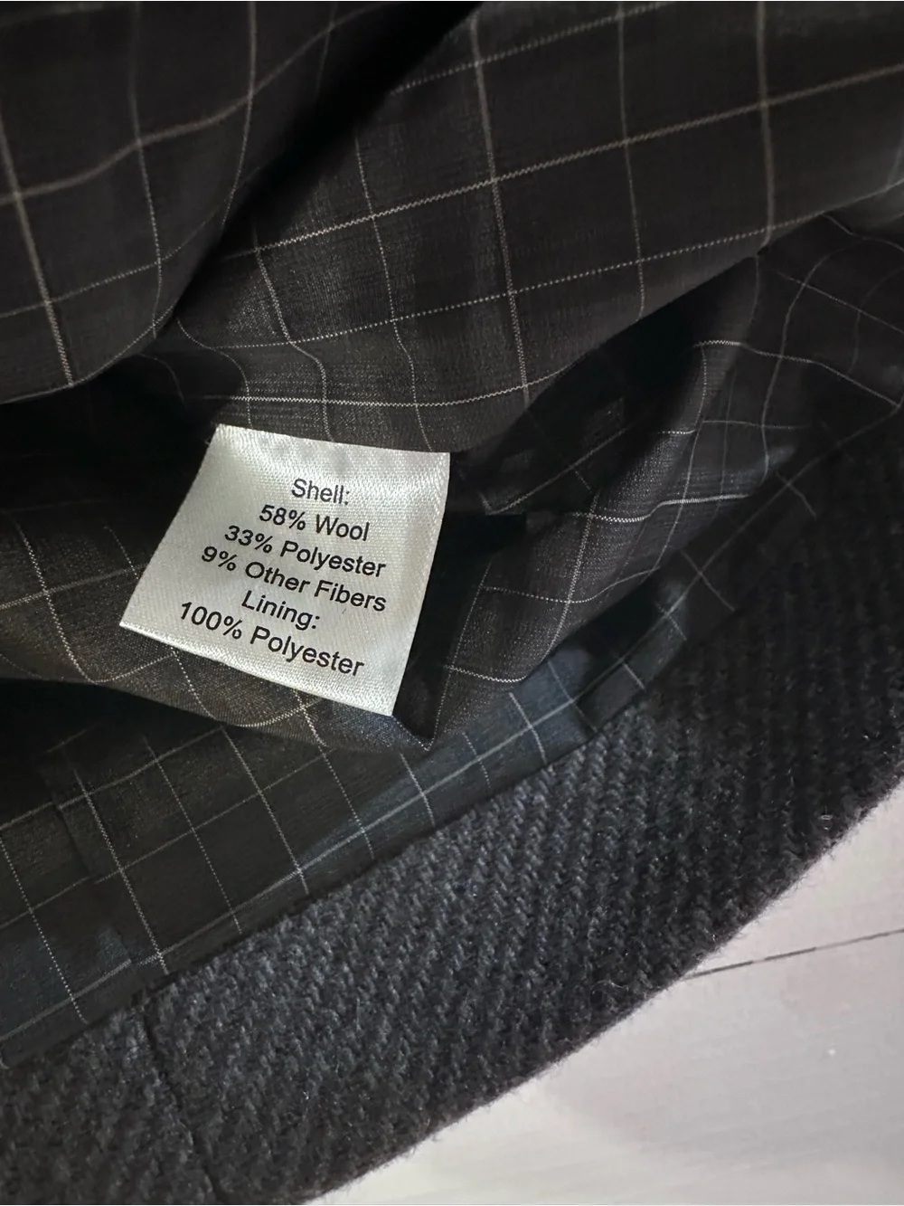 Joseph Abboud Charcoal Herringbone Wool-Blend Vest